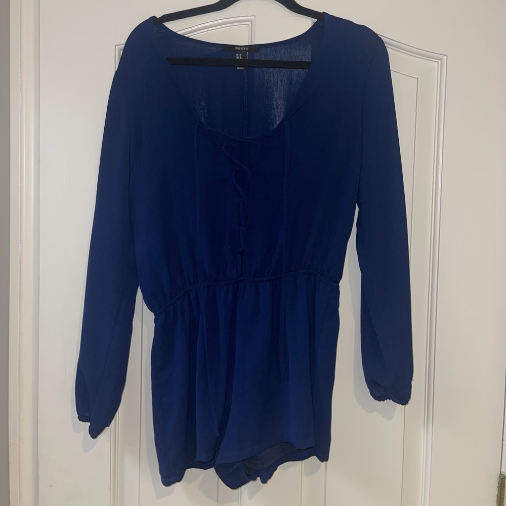 FOREVER 21 Romper- Dark Blue